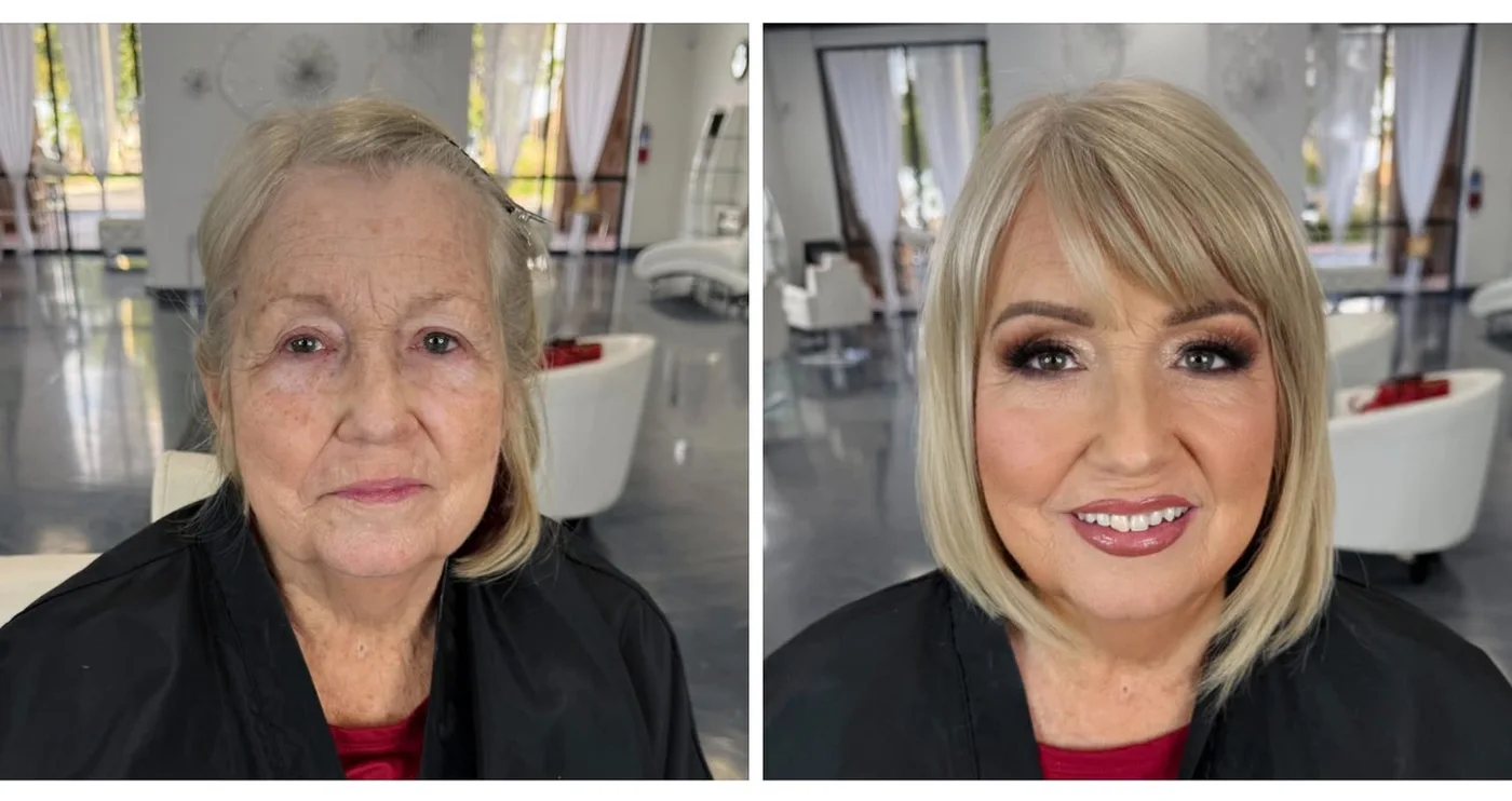 Before and after: photo-ready transformation at The Beauty Bar