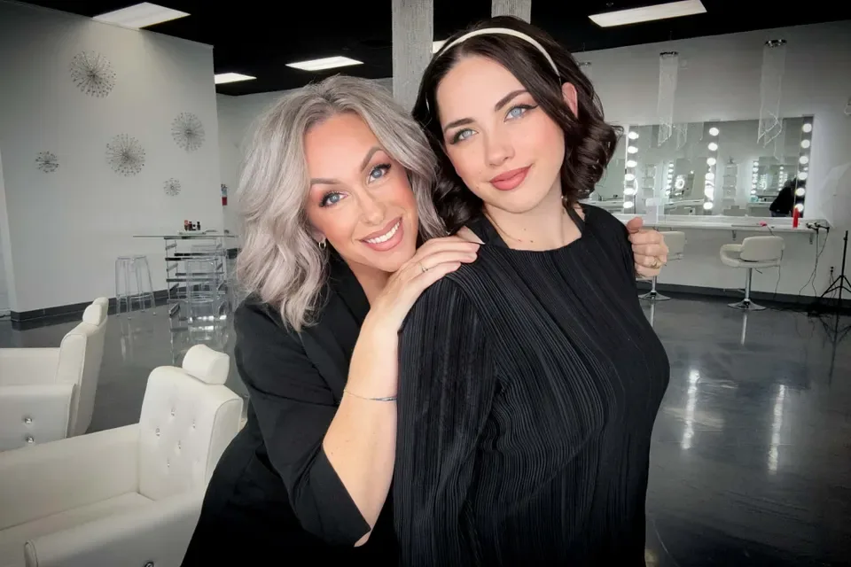 Bridal makeup trial at The Beauty Bar