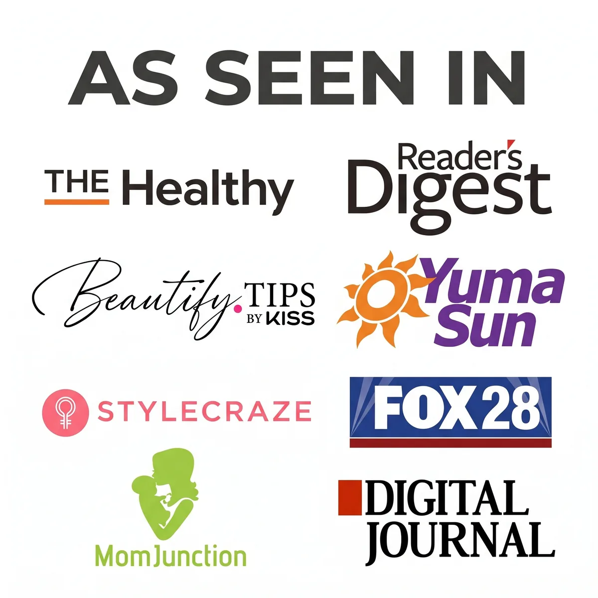 Jackie Alves of The Beauty Bar featured in Reader's Digest, The Healthy, Yuma Sun, StyleCraze, FOX 28, MomJunction, and Digital Journal