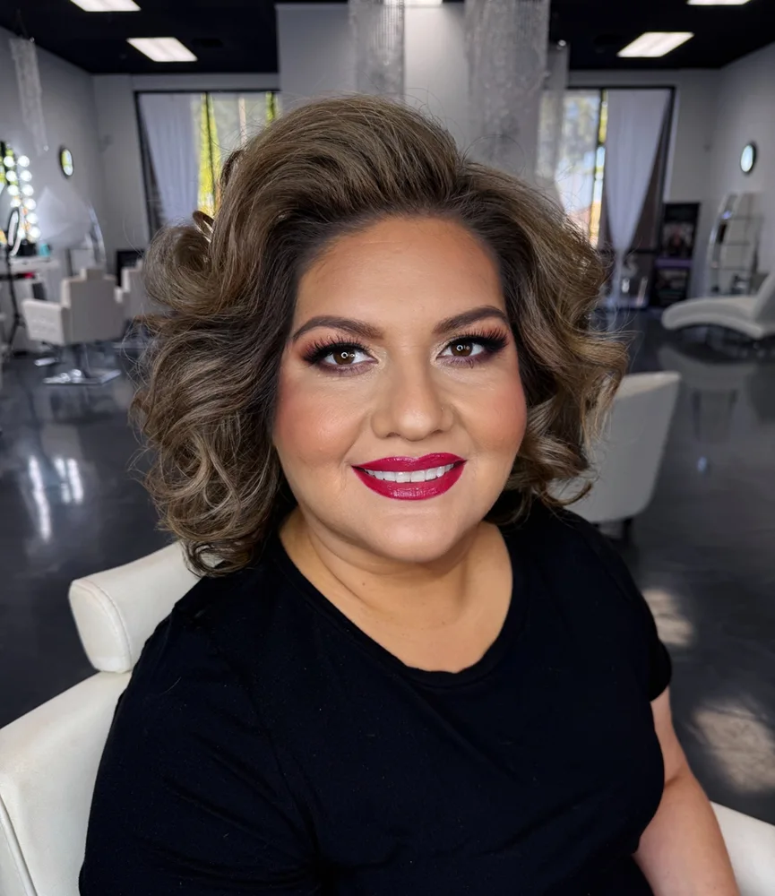 Finished makeup look by The Beauty Bar, Yuma AZ